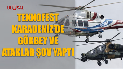 Teknofest Karadeniz'de Gökbey ve Ataklar şov yaptı